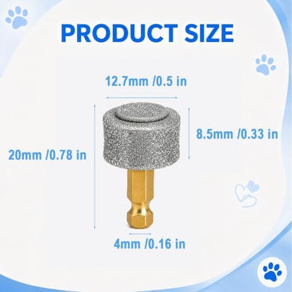 10-Pack Diamond Dog Nail Grinder Replacement Heads - Image 6
