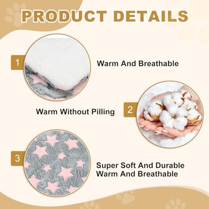 Dog Cat Bed Mat, Soft Coral Fleece Pet Cushion Pad - Image 3
