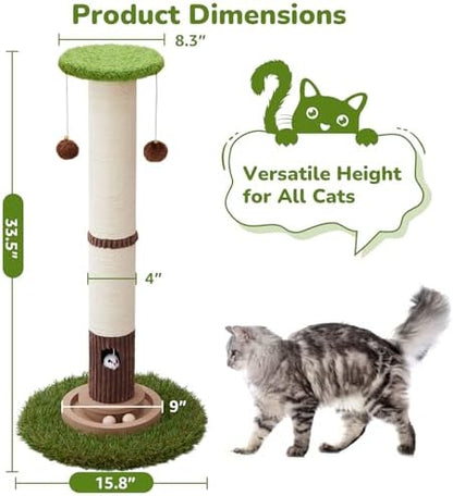 Woochpet 34" Tall Cat Scratching Posts, Heavy Duty and Thicker Cat Scratcher - Image 2