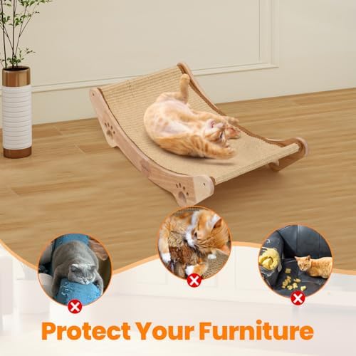 KEDAO Sisal Cat Scratcher Bed Scratching Posts - Image 6