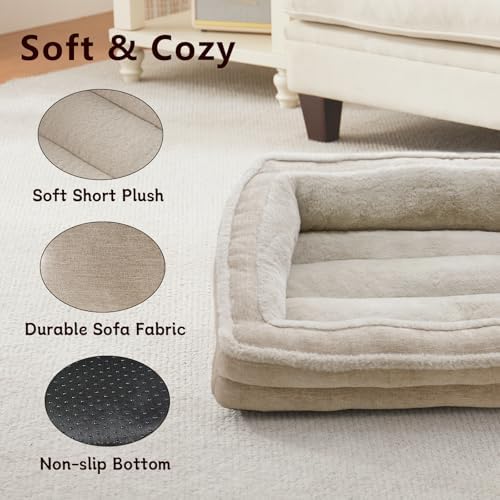 Laojin Balhen Cat Couch for Pets, Washable Cat Beds for Indoor Cats, Super Soft - Image 2