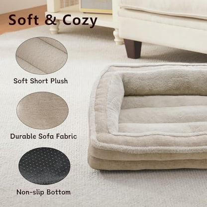 Laojin Balhen Cat Couch for Pets, Washable Cat Beds for Indoor Cats, Super Soft - Image 2