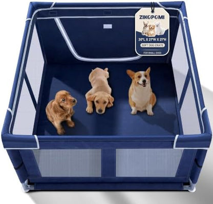 Puppy Playpen Indoor for Dog Small Pets, Dog Playpen 42x42x25 Inch, Dog Play Pen by ZIKOPOMI