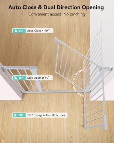 COMOMY 36" Extra Tall Baby Gate - Image 6