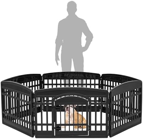 IRIS USA 8-Panel Dog Playpen - Image 4