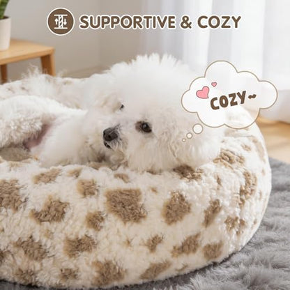Avont Donut Dog Bed, Calming Round Pet Bed - Image 3