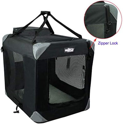 EliteField 3-Door Soft Dog Crate - Image 2
