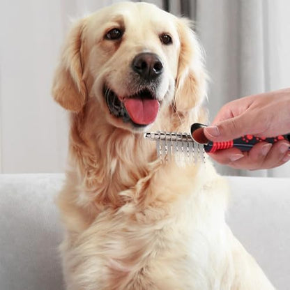 QUMY Dog Comb Kit-Dematting Rake Comb - Image 4