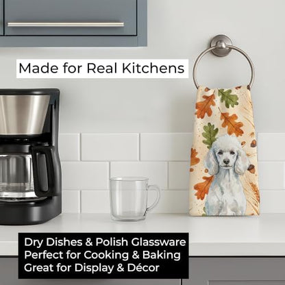 Caroline's Treasures Poodle Dogs Kitchen Towel 15x25 in - Image 3