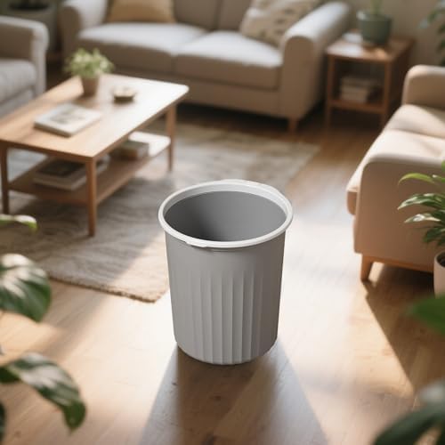 Bathroom Garbage Can, Lightweight Durable Striped Garbage Cans - Image 5