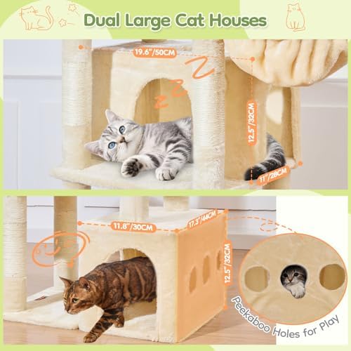 Taoqimiao 72 in Cat Tree, XXL Cat Tower - Image 5