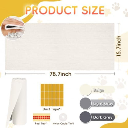 Cat Scratch Furniture Protector, Self-Adhesive Cat Couch Protector - Image 6