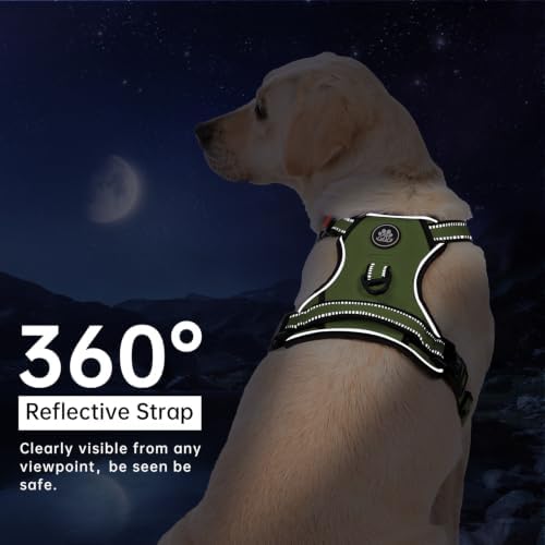 IVY&LANE No Pull Dog Harness for Medium Dogs, Reflective Dog Vest Harness - Image 6