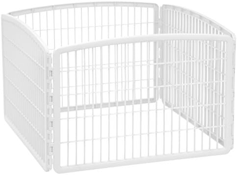 IRIS USA 4-Panel Dog Playpen, Pet Enclosure, Dark Gray - Image 3