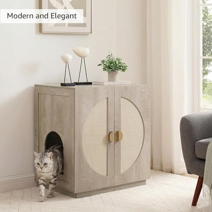 unipaws Tall Cat Litter Box Enclosure - Image 2