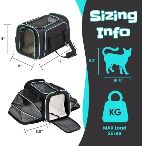 Soft-Sided Expandable Small Dog Carrier, Airline Approved - Image 2
