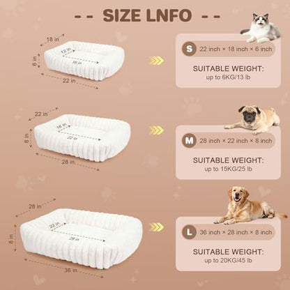 Dog Beds Large Sized Dog, Washable Rectangle Orthopedic Large Pet Sofa - Image 5