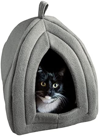 PETMAKER Indoor Cat House with Removable Foam Cushion, 13.5” x 15.75” by PETMAKER