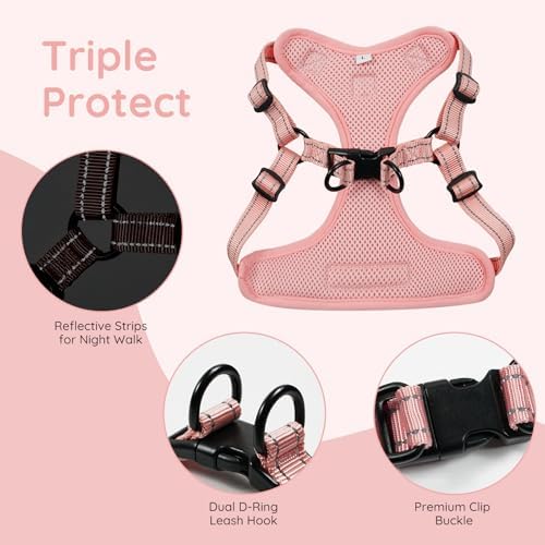 BELLA & PAL Adjustable Step-in Dog Harness, Puppy No-Pull Vest - Image 2