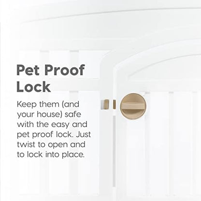 IRIS USA 4-Panel Dog Playpen, Pet Enclosure - Image 4