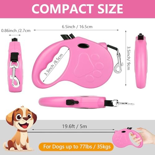 Retractable Dog Leash, 16ft Dog Walking Leash - Image 2