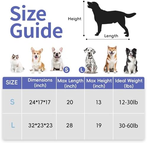 Petprsco Portable Dog Crates for Medium Dogs - Image 4