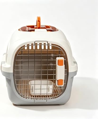 Cat Carrier Airline Approved, Portable Pet Travel Crate - Image 2