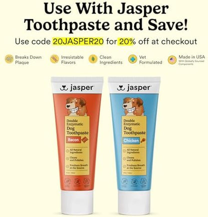Jasper Dog Toothbrush, 360° Finger Toothbrush - Image 3