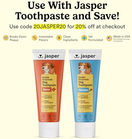 Jasper Dog Toothbrush, 360° Finger Toothbrush - Image 2