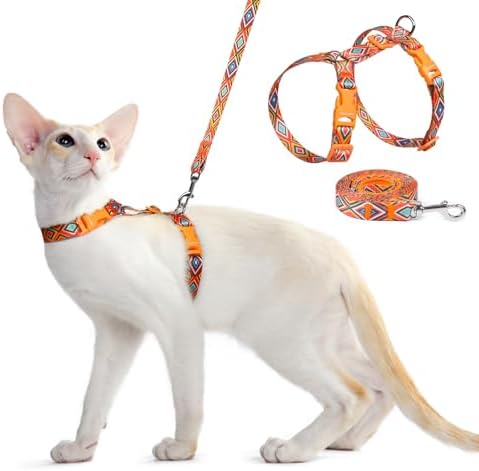 Dooradar Cat Harness and Leash Set, Adjustable Pet Straps by Dooradar