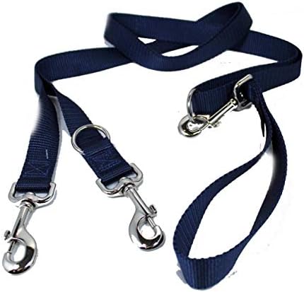 2 Hounds Freedom Multipurpose 1 Inch Euro Pet Leash 4 to 8 Foot or Double Dogs by 2HoundsDesign