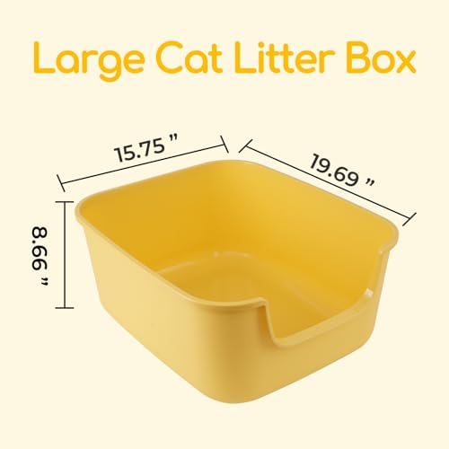 Large Cat Litter Box with High Sides, Cat Boxes - Image 6