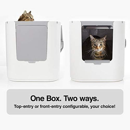 Modkat XL Cat Litter Box, Top or Front-Entry, Scoop & Filters - Image 2