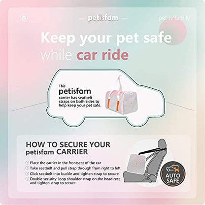 Soft Cute Travel Pet Carrier Bag - Image 6