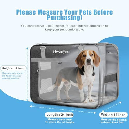Rolling Extra Large Pet Cat Carrier - Image 2