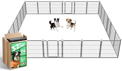 FXW Aster Dog Playpen Designed for Yard, 24 Panels by FXW