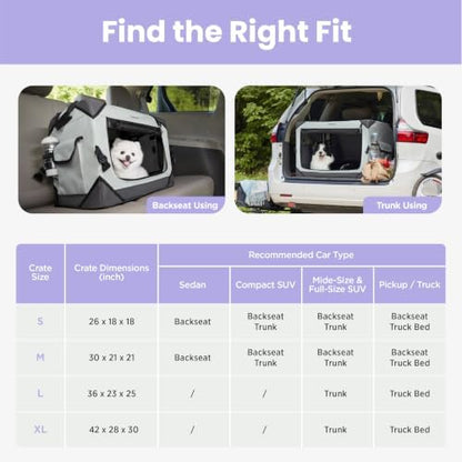 Lesure Portable Collapsible Dog Crate - Image 4