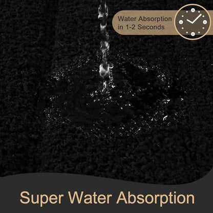 AROGAN Luxury Bathroom Rugs 24x17 Inch，Thick Soft Bath Rug Non Slip - Image 7