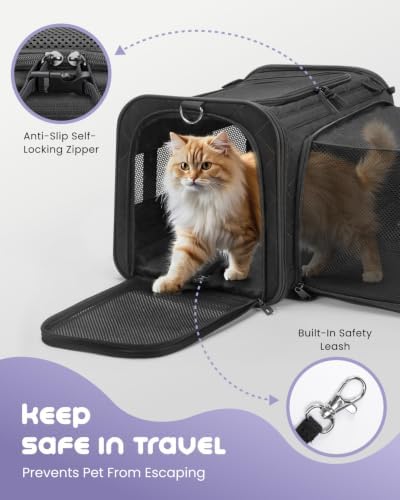 MIDOG Cat Carrier Soft for Small-Medium Cats Up to 25lbs - Image 4