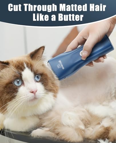 oneisall Pet Clippers for Cat Matted Hair, Quiet Pet Shaver for Cats - Image 3