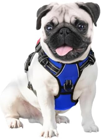 PHOEPET No Pull Dog Harness Medium Reflective Front Clip Vest - Image 6