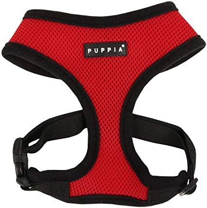 Puppia Soft Dog Harness No Choke Over-The-Head Triple Layered Breathable Mesh by PUPPIA