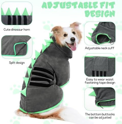 Super Absorbent Dog Bathrobe, Fast-Drying Robe - Image 3