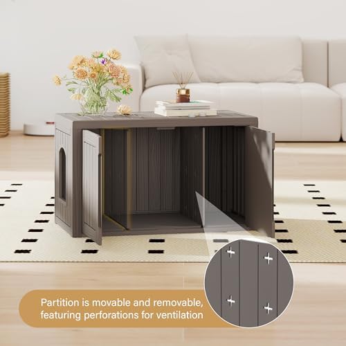 Cat Litter Box Enclosure, Covered Cat Litter Box - Image 3