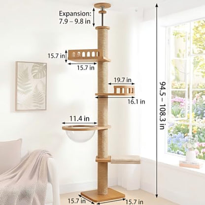 Floor to Ceiling cat Tree - Image 2
