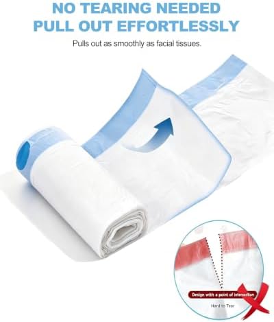 60 Count Drawstring Cat Litter Bags Compatible - Image 3