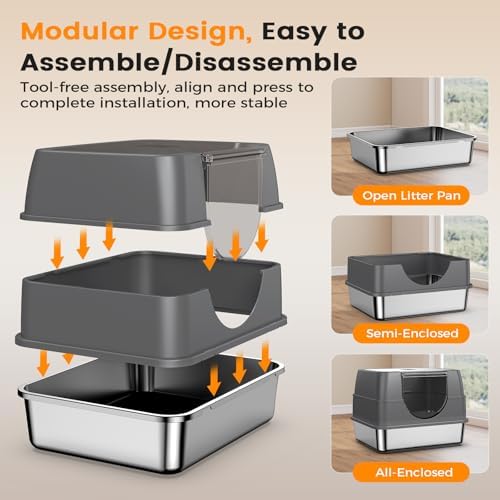 Stainless Steel Litter Box - Image 4