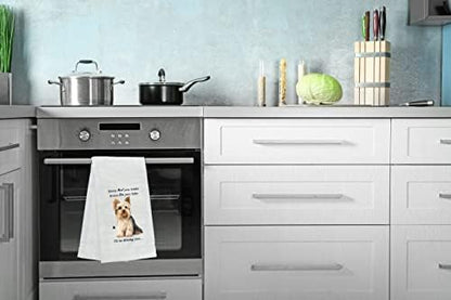 E&S Imports Yorkie Kitchen Towel - Image 4