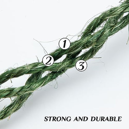 Green Sisal Rope 1/4 Inch by 49-Feet - Image 3