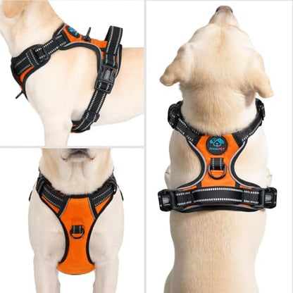 PHOEPET No Pull Dog Harness Medium Reflective Front Clip Puppy Vest - Image 2